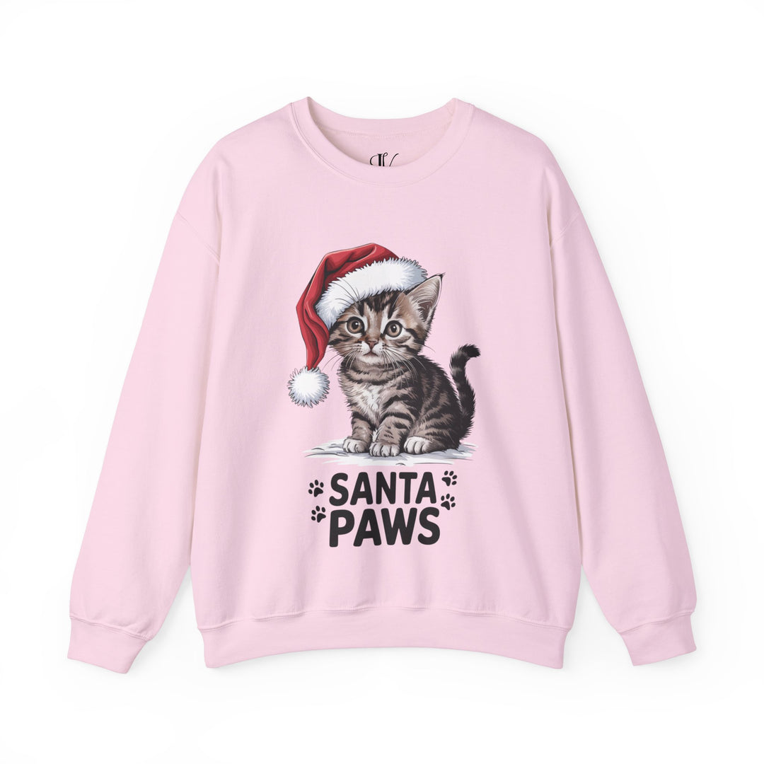 Cat Lover Sweatshirt - Santa Paws