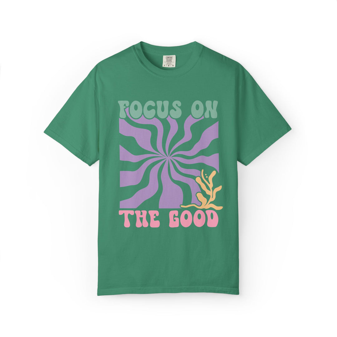 Focus on the Good: Inspirational Boho Tee T-Shirt Printify