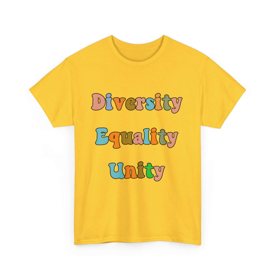 Diversity Equality Unity T-Shirt — Unity Day Anti-Bullying & Equal Rights Tee T-Shirt Printify Daisy S