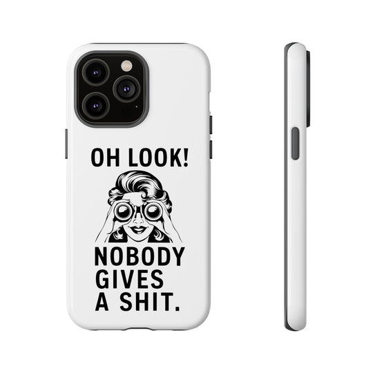 Phone Case - 'Oh Look Nobody Gives a Shit' Phone Case Printify iPhone 14 Pro Max Glossy