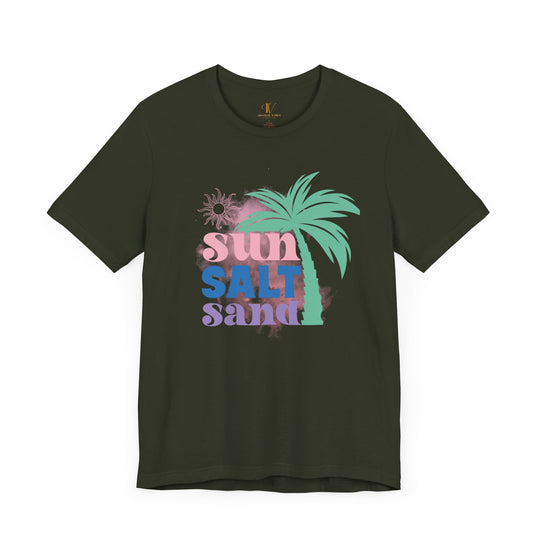 Summer Vibes Tee T-Shirt Printify Dark Olive XS