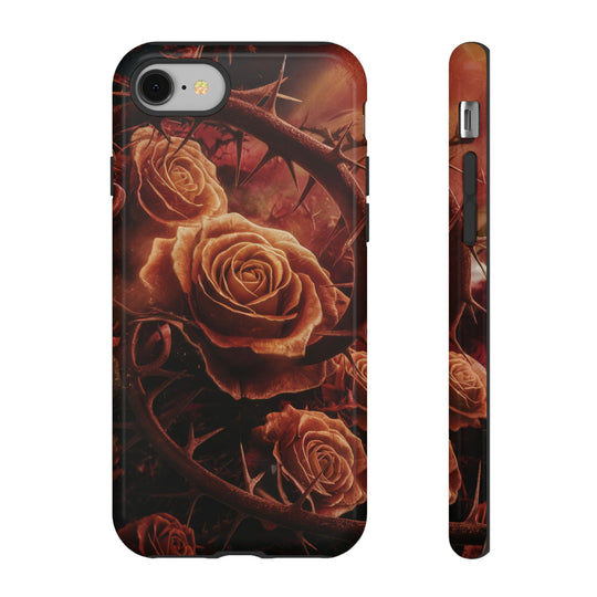 Gothic Roses Phone Case Phone Case Printify