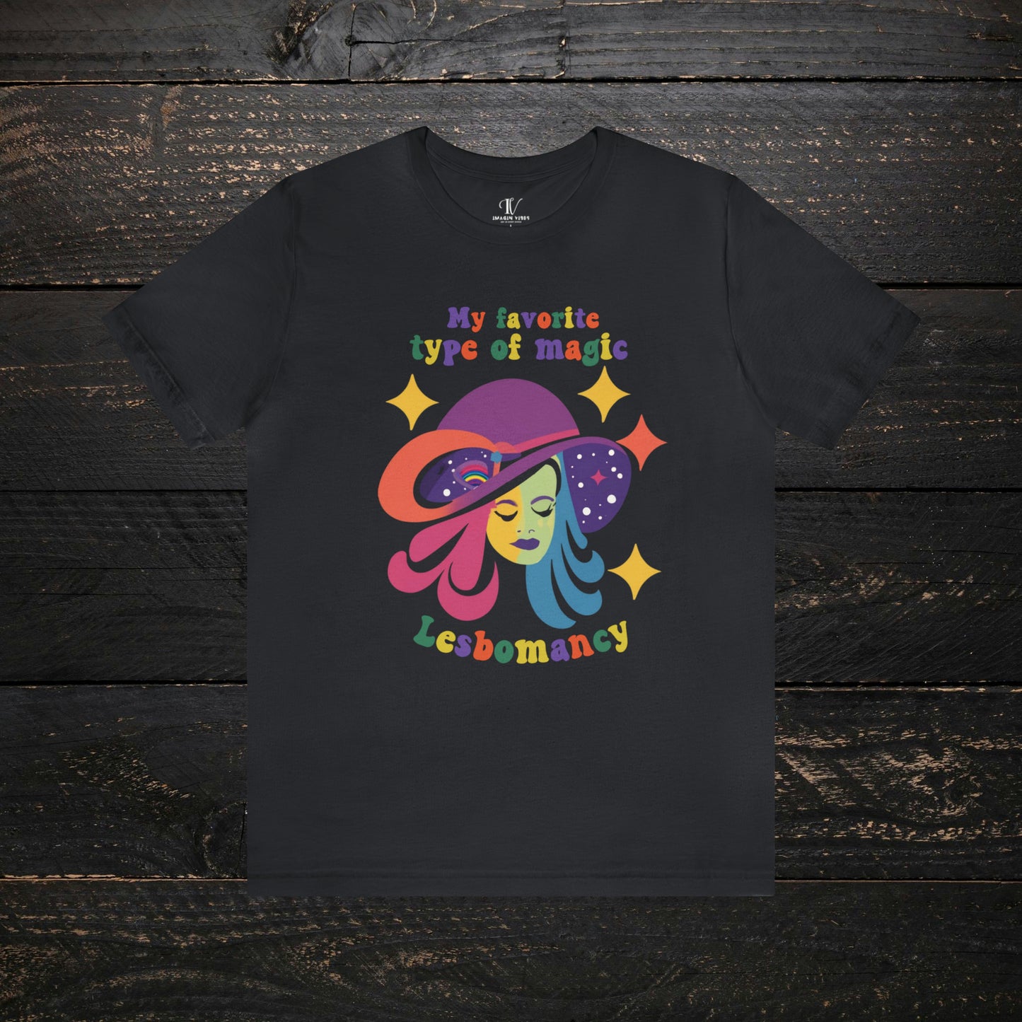 Halloween LGBT T-Shirt | Gay Witch Shirt - Spooky and Proud Tee - LGBT Halloween Shirt - Lesbian Halloween T-Shirt Vintage Black XS 