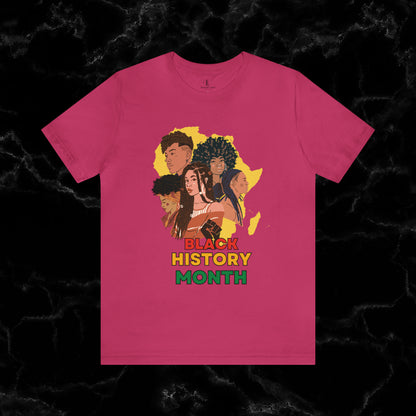 Trendy Black History Month Shirts - Celebrating African American Pride and Heritage T-Shirt Berry XS 