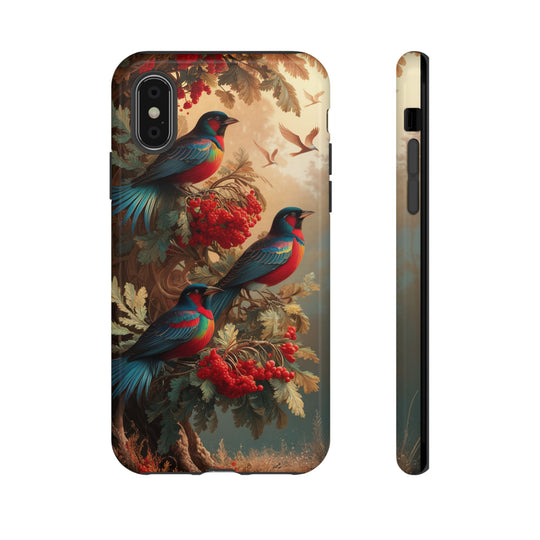 Phone Cases Vintage Nature-Inspired Elegant Birds Phone Case Printify