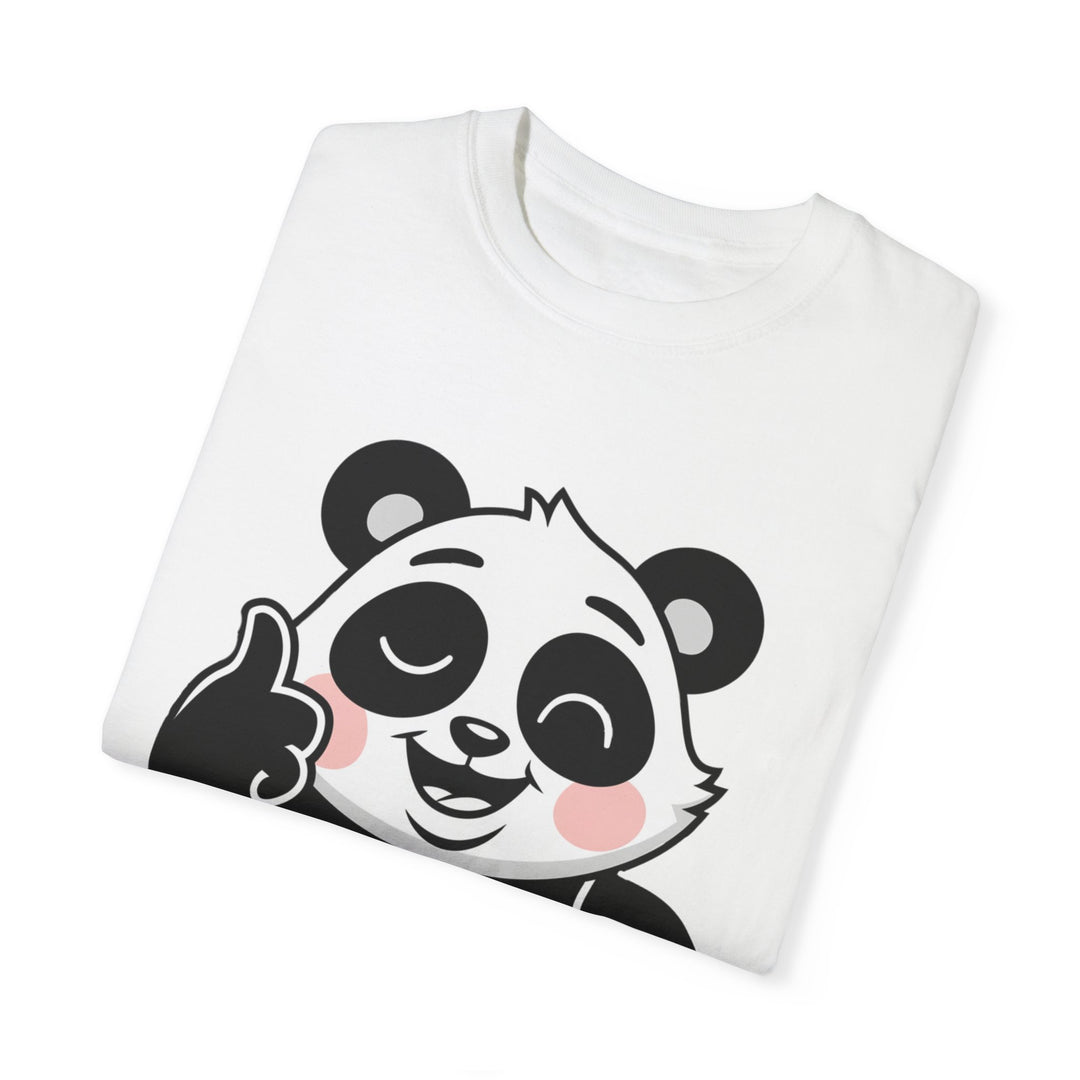 Panda Thumbs-Up T-shirt T-Shirt Printify