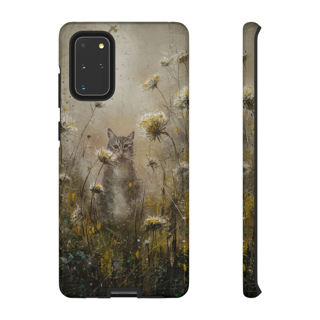 Impressionist Cat Tough Case Phone Case Printify