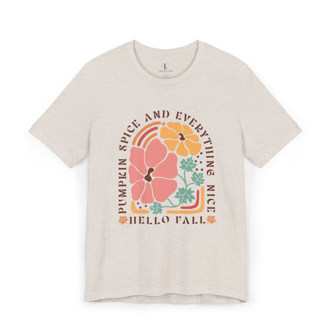 Pumpkin Spice & Everything Nice Boho T-Shirt