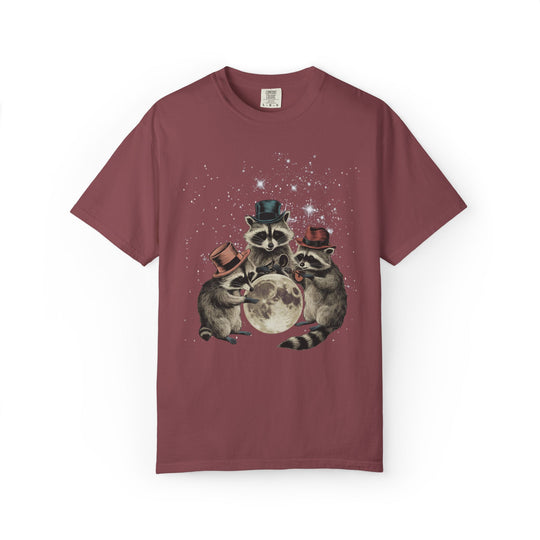 Raccoon Moon Unisex T-shirt T-Shirt Printify