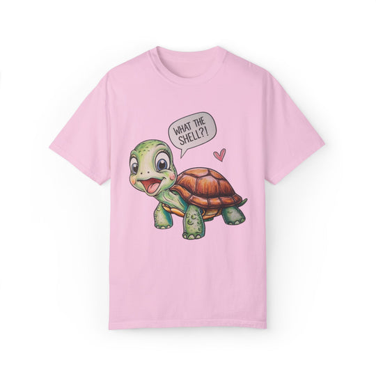 Turtle What The Shell T-Shirt T-Shirt Printify Blossom S