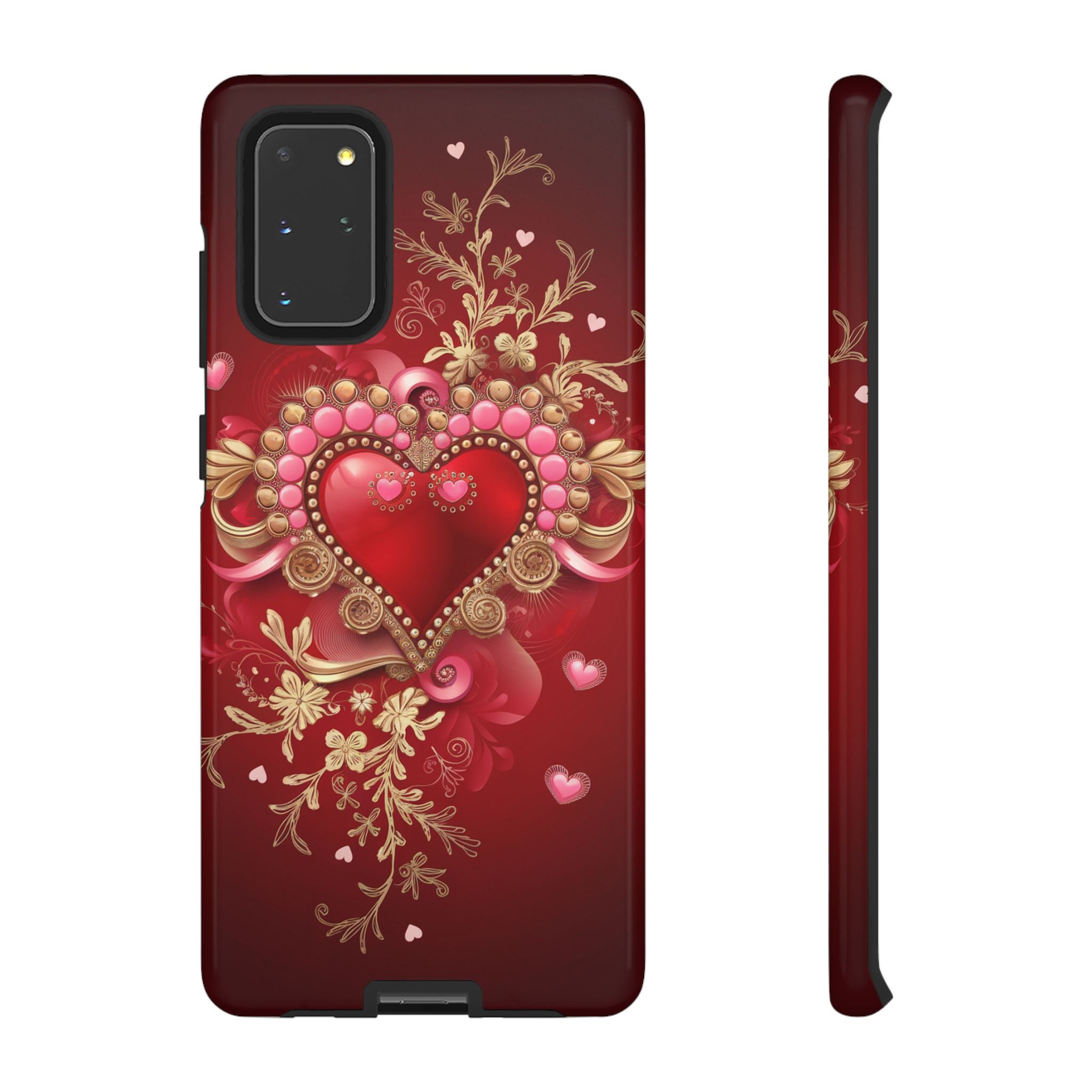 Phone Cases - Romantic Heart Design for Valentine's Day Phone Case Printify