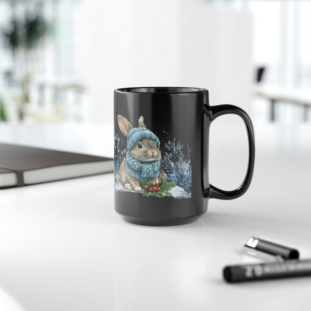 Winter Bunny Cozy Mug (11-15oz) Mug Printify