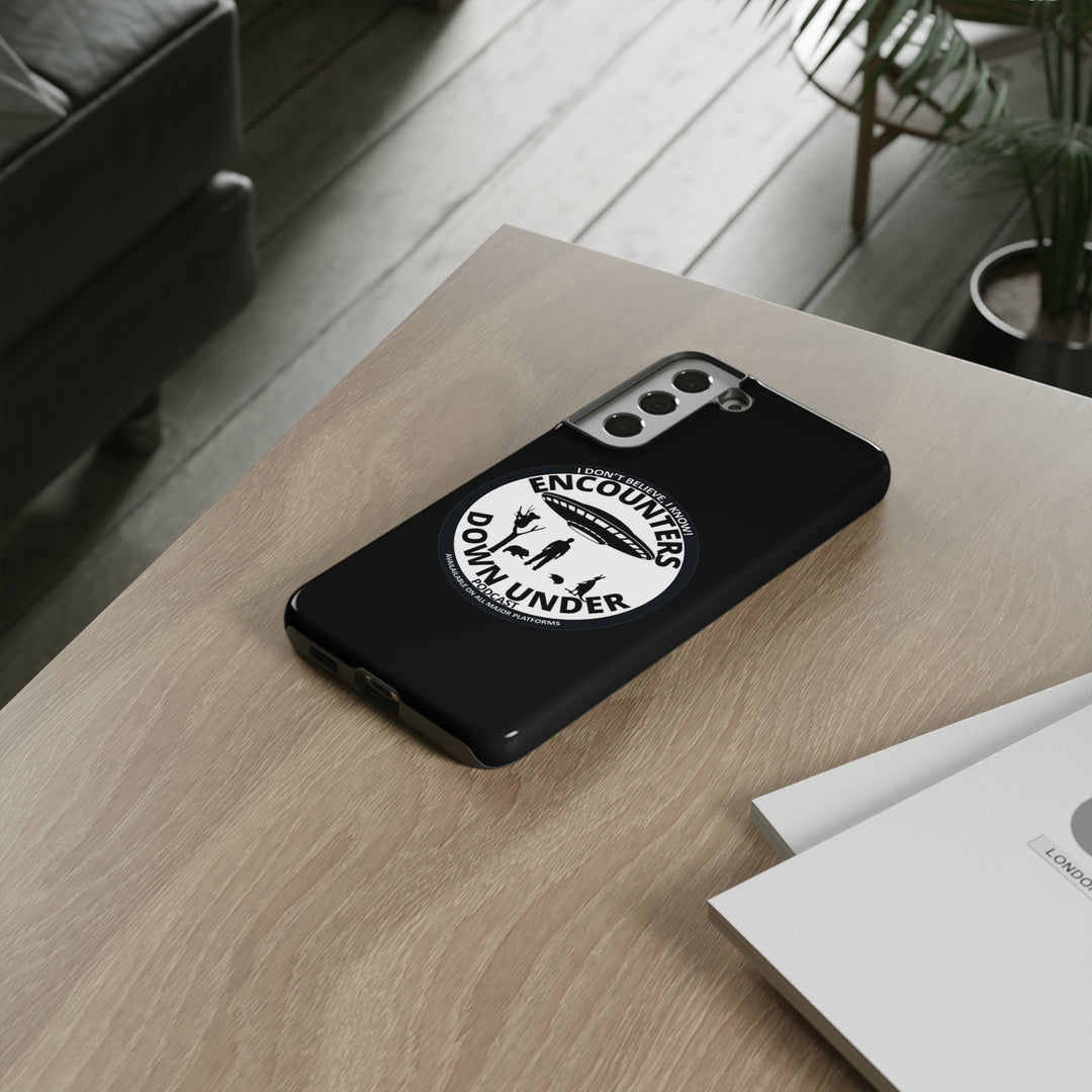 Encounters Down Under Podcast Tough Cases - Protect Your Tech with Podcast Swag Phone Case   