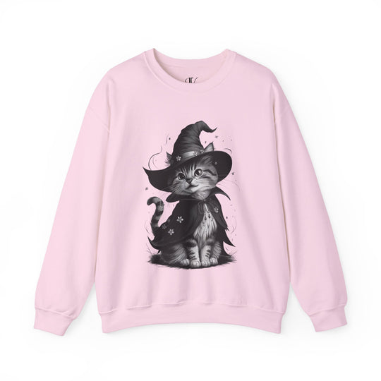 Halloween Witch Cute Cat Sweatshirt