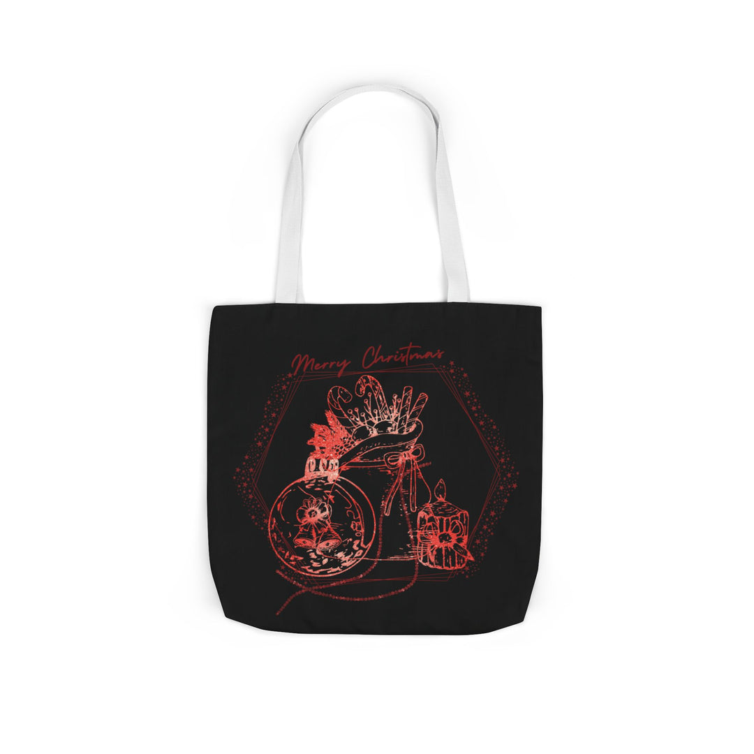 Vintage Sack Christmas Tote Accessories Printify 18" × 18'' White