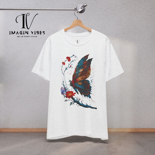 Butterfly Tee - Nature-inspired Unisex Jersey T-Shirt Printify