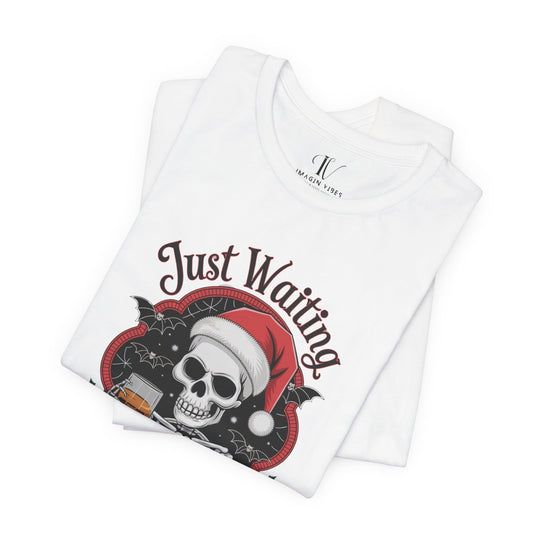 Holiday Skeleton Santa Tee