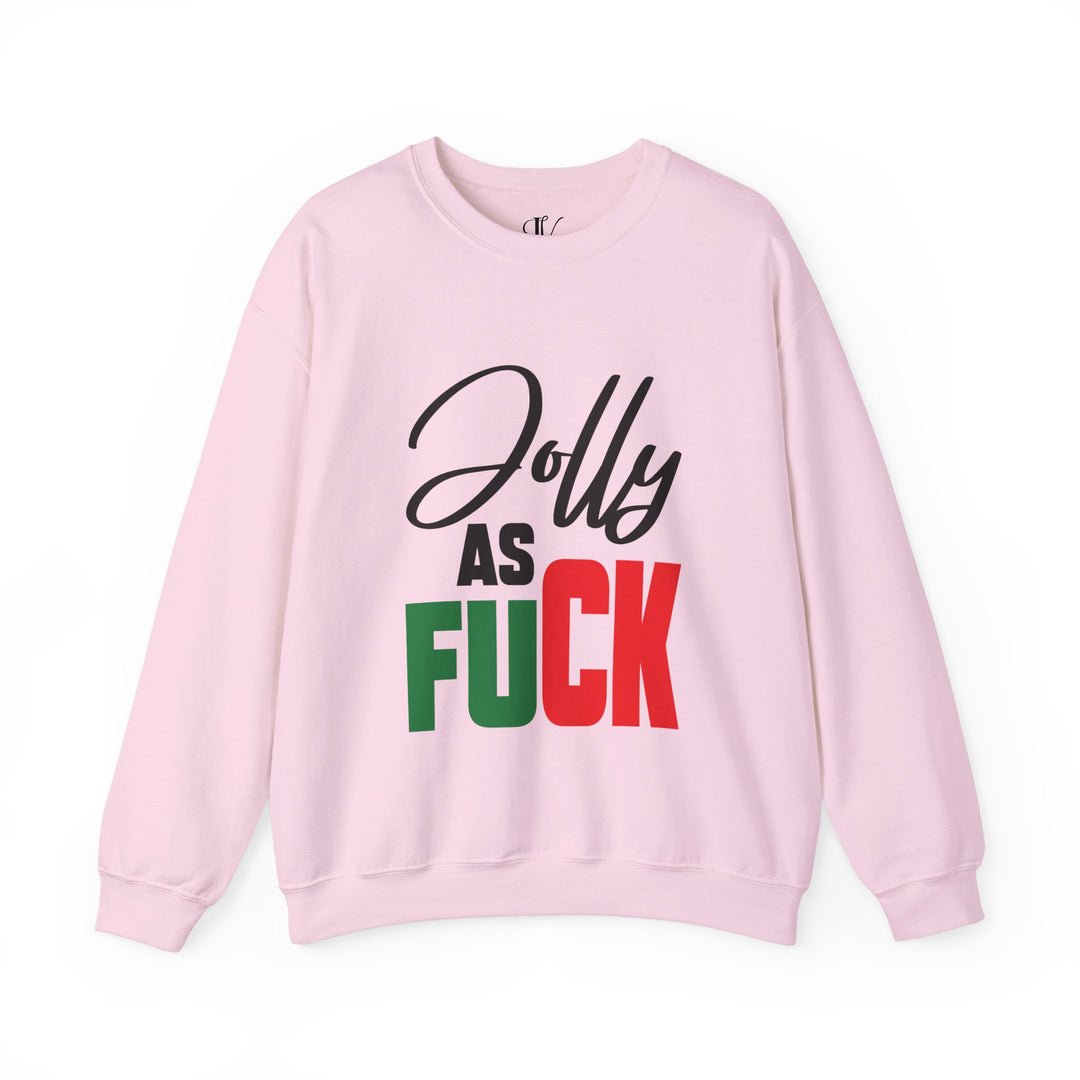 Crewneck Sweatshirt Holiday Jolly AF Christmas