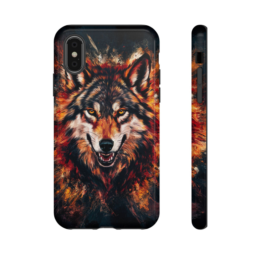 Wolf Tough Cases - Powerful and Vibrant Wolf Phone Case Printify