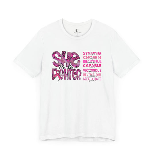 She is a Fighter Breast Cancer Awareness T-shirt