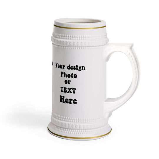 Custom Beer Stein Mug - Personalized Design Your Vision