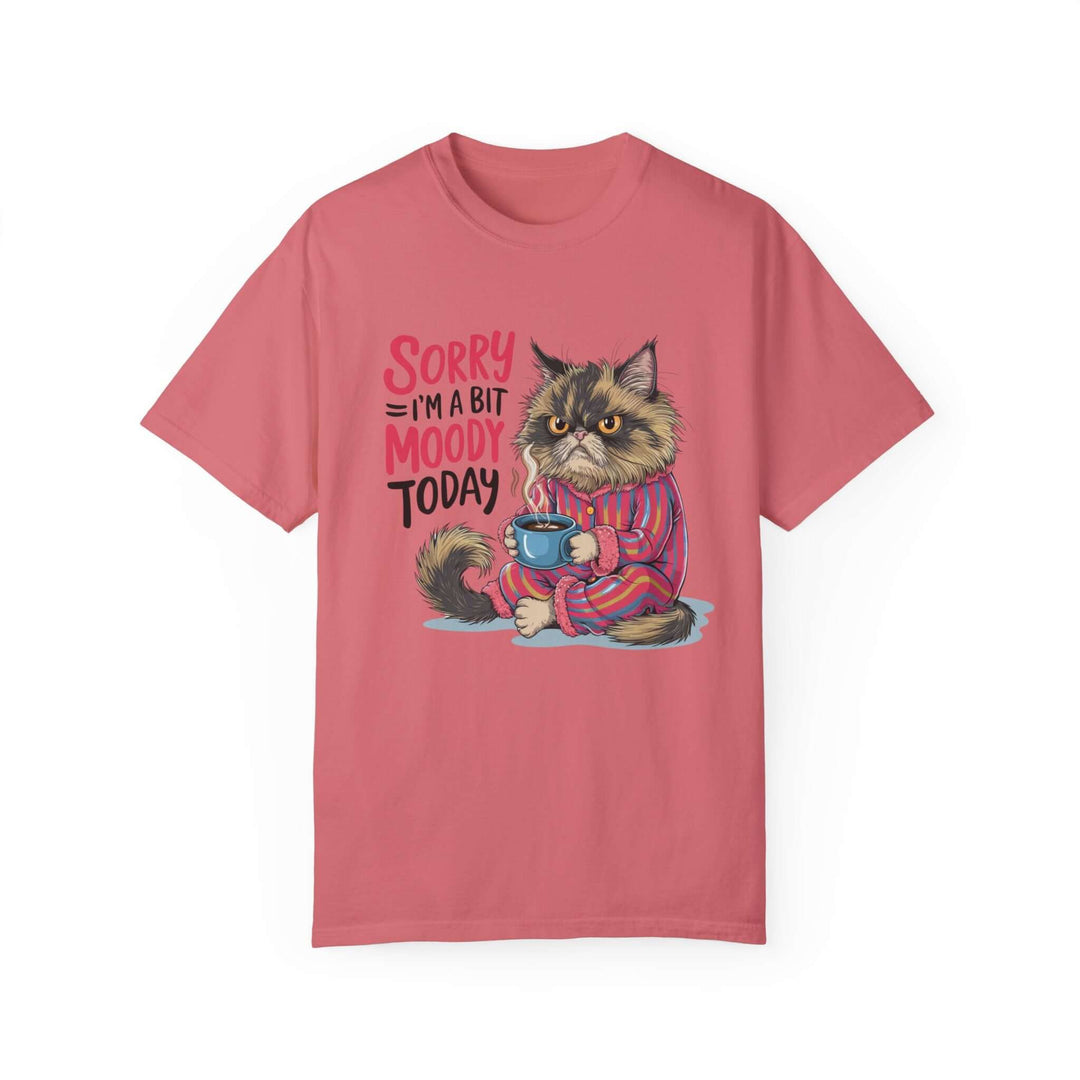 Moody Cat T-Shirt T-Shirt Printify Watermelon S