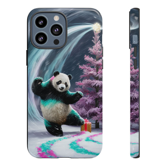 Christmas Panda Tough Case Phone Case Printify iPhone 13 Pro Max Glossy