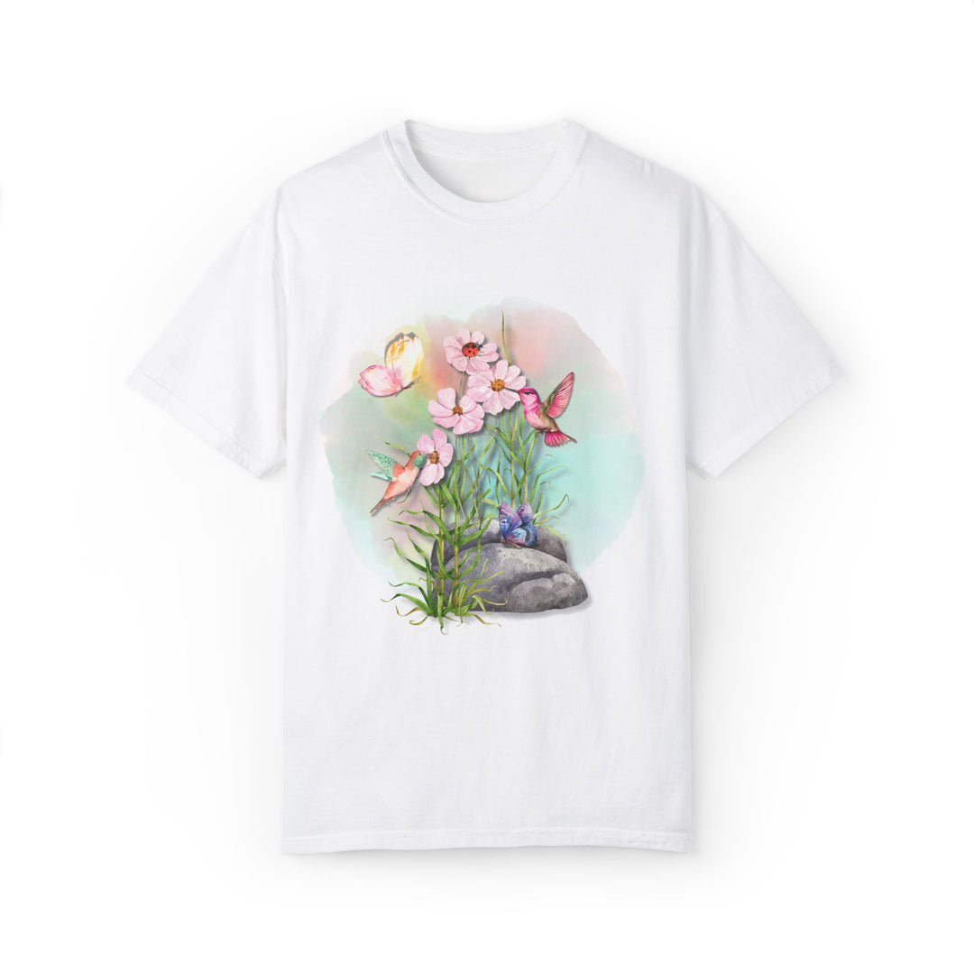 Spring Nature-Inspired Watercolor T-shirt