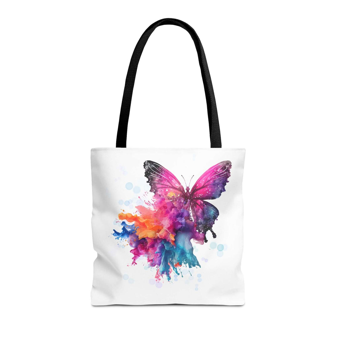 Watercolor Butterfly Tote Bag - Ethereal and Artistic Bags Printify 16" × 16'' Black