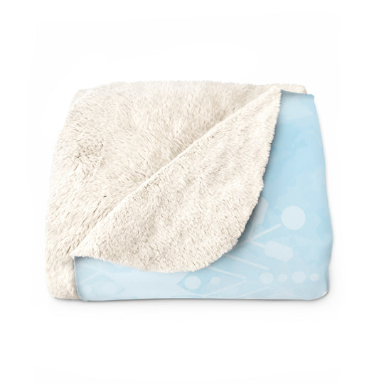 Sherpa Fleece Blanket Winter Bunny Christmas