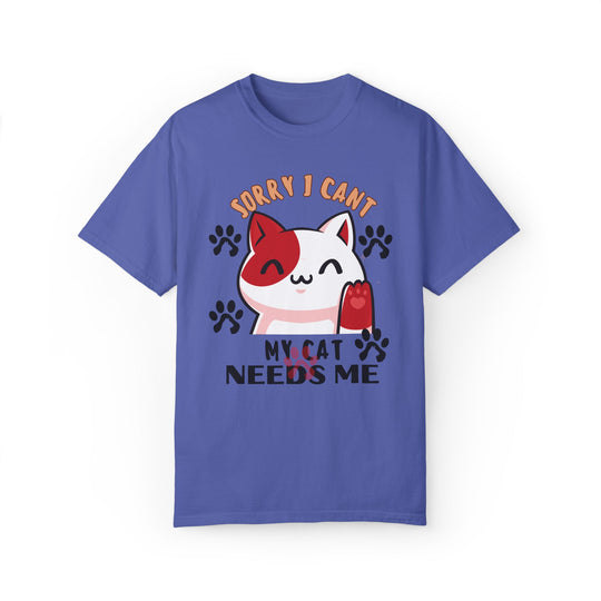 Cat Lover T-shirt - Playful & Cute T-Shirt Printify Periwinkle S