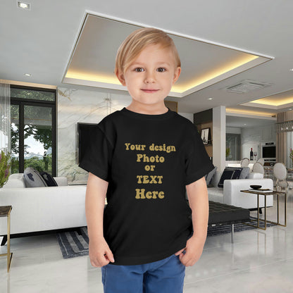 Dress Your Little One in Style with our Toddler Short Sleeve Tee - A Personalized Fashion Statement for Your Precious Tot Kids clothes   