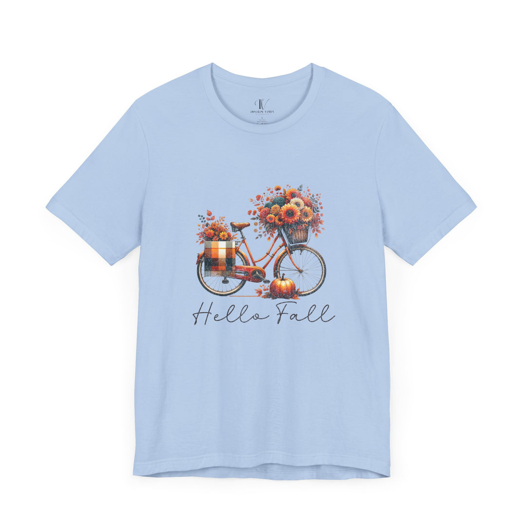 Autumn Bicycle Tee - Hello Fall