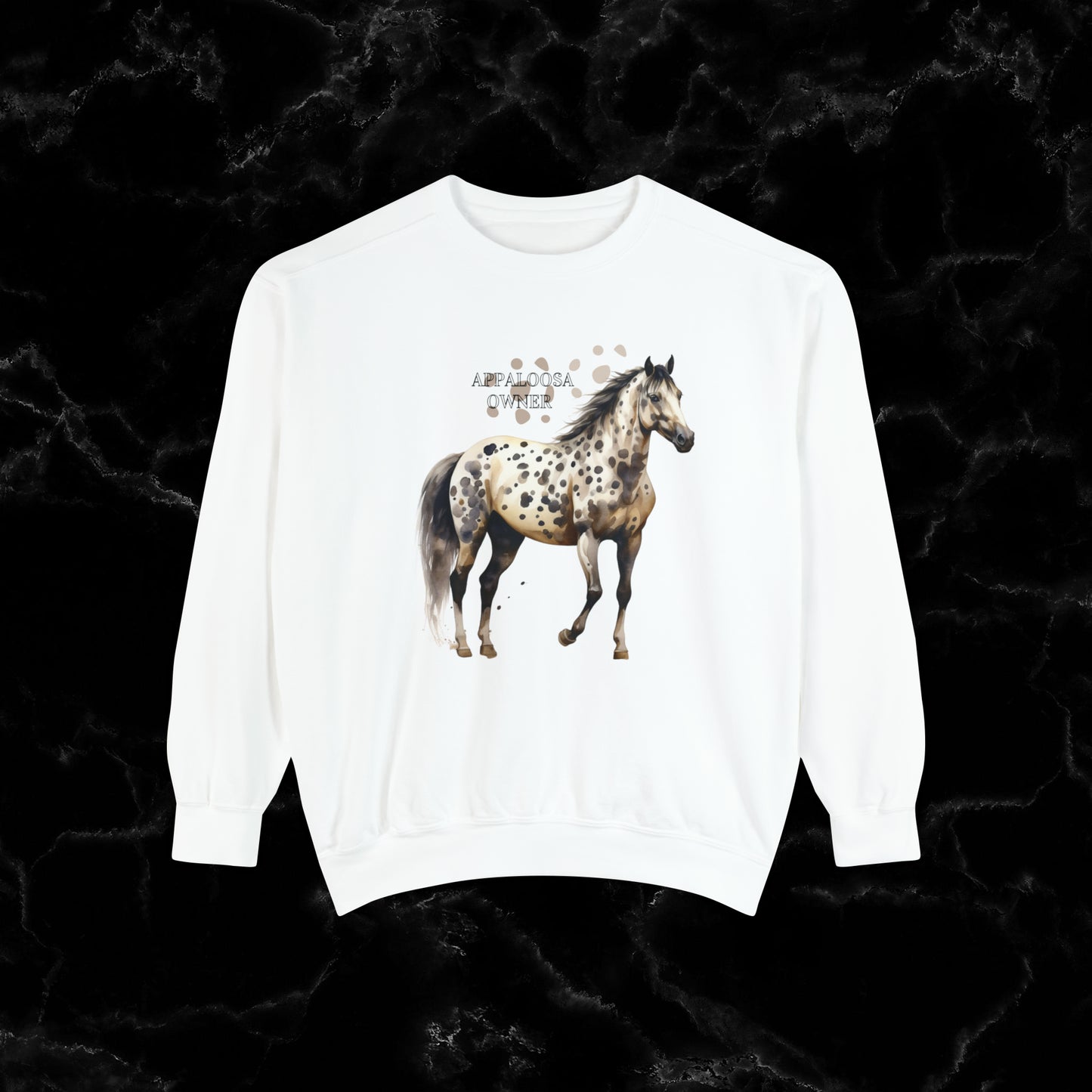 Appaloosa Gift - Unisex Horse Sweatshirt for Appaloosa Lovers and Western Dressage Enthusiasts Sweatshirt   