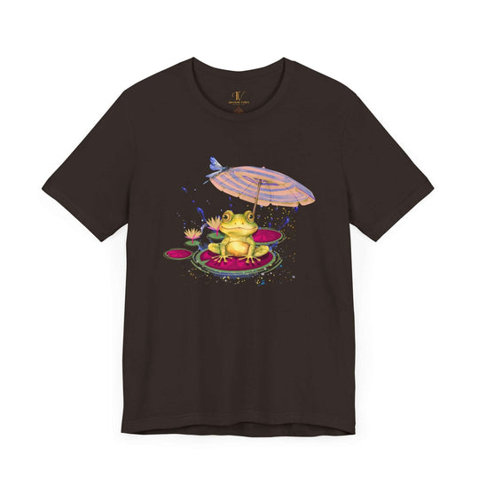 Frog on Lily Pad Unisex Tee T-Shirt Printify