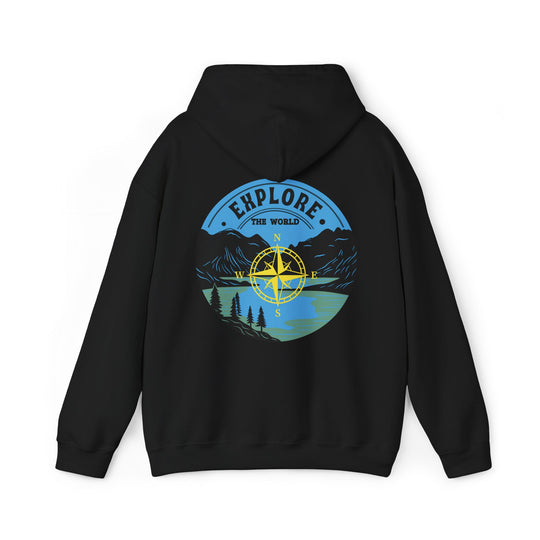 "Explore the World" Adventure Hoodie Hoodie Printify