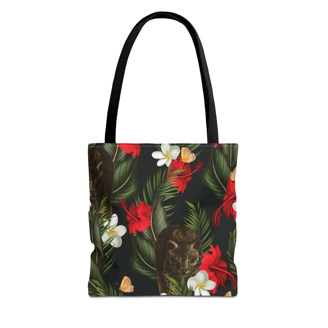 Jungle Vibes Tote Bag Bags Printify 13" × 13'' Black