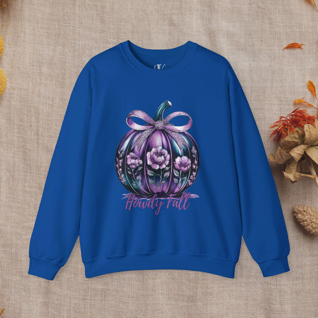 Howdy Fall: Coquette Pumpkin Sweatshirt