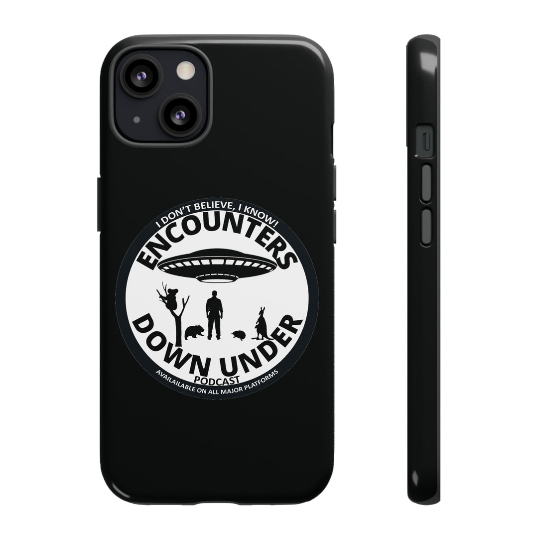 Encounters Down Under Podcast Tough Cases - Protect Your Tech with Podcast Swag Phone Case iPhone 13 Glossy 