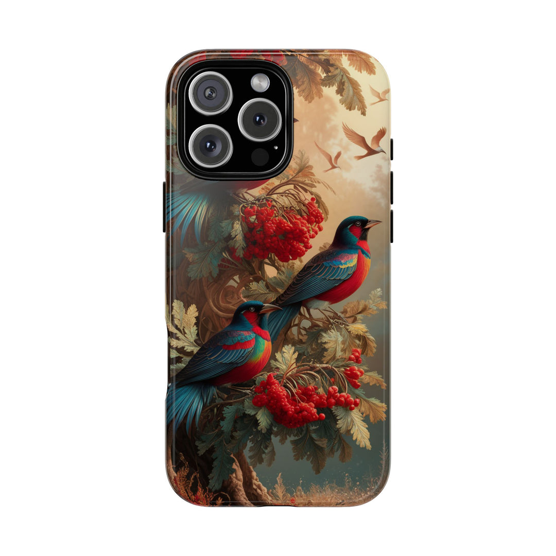 Phone Cases Vintage Nature-Inspired Elegant Birds Phone Case Printify