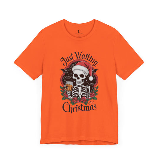 Holiday Skeleton Santa Tee