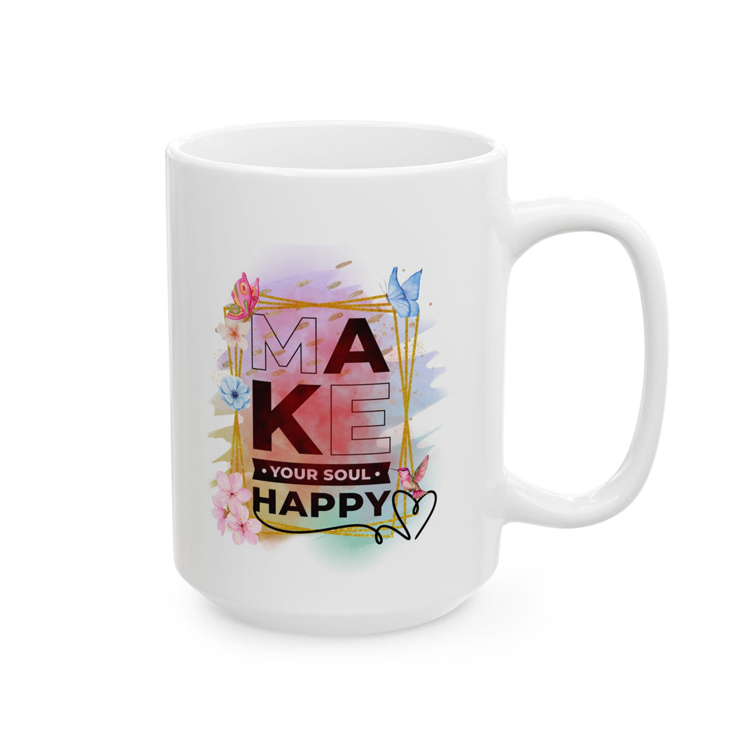 Motivational Watercolor Ceramic Mug Mug Printify