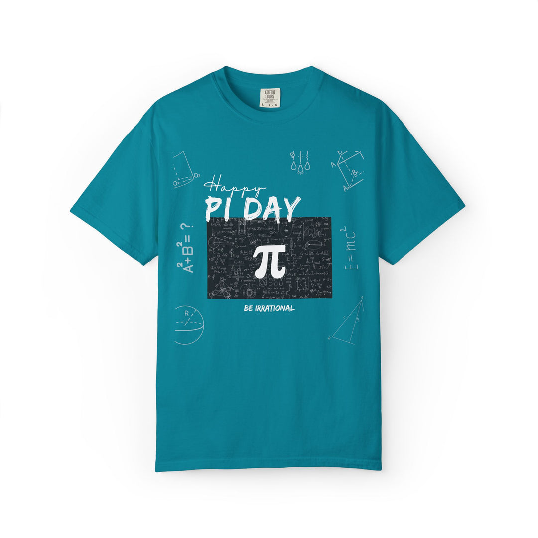Pi Day Unisex T-shirt - Happy Pi Day Shirt T-Shirt Printify Topaz Blue S