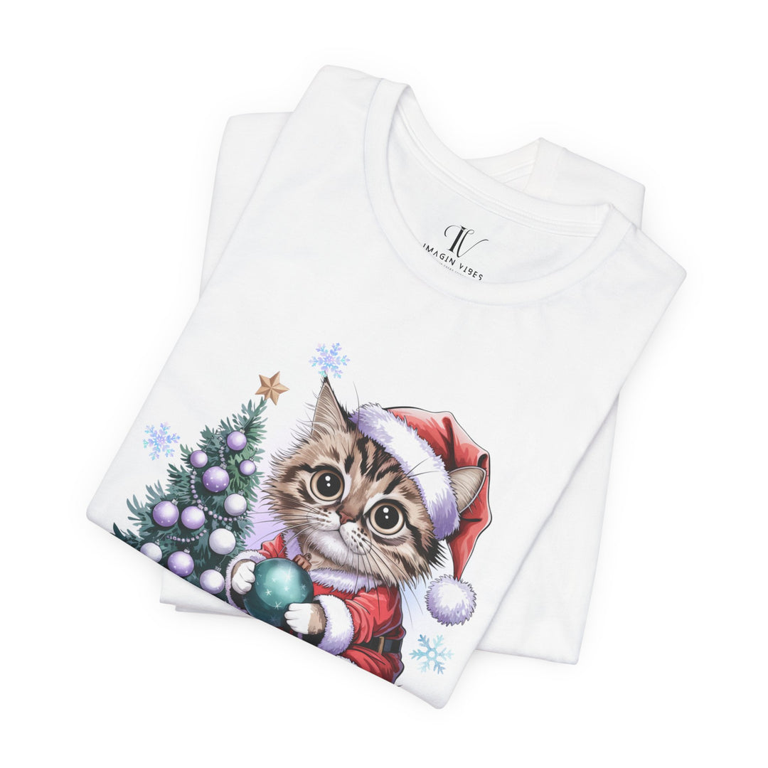 Holiday Tabby Cat Tee