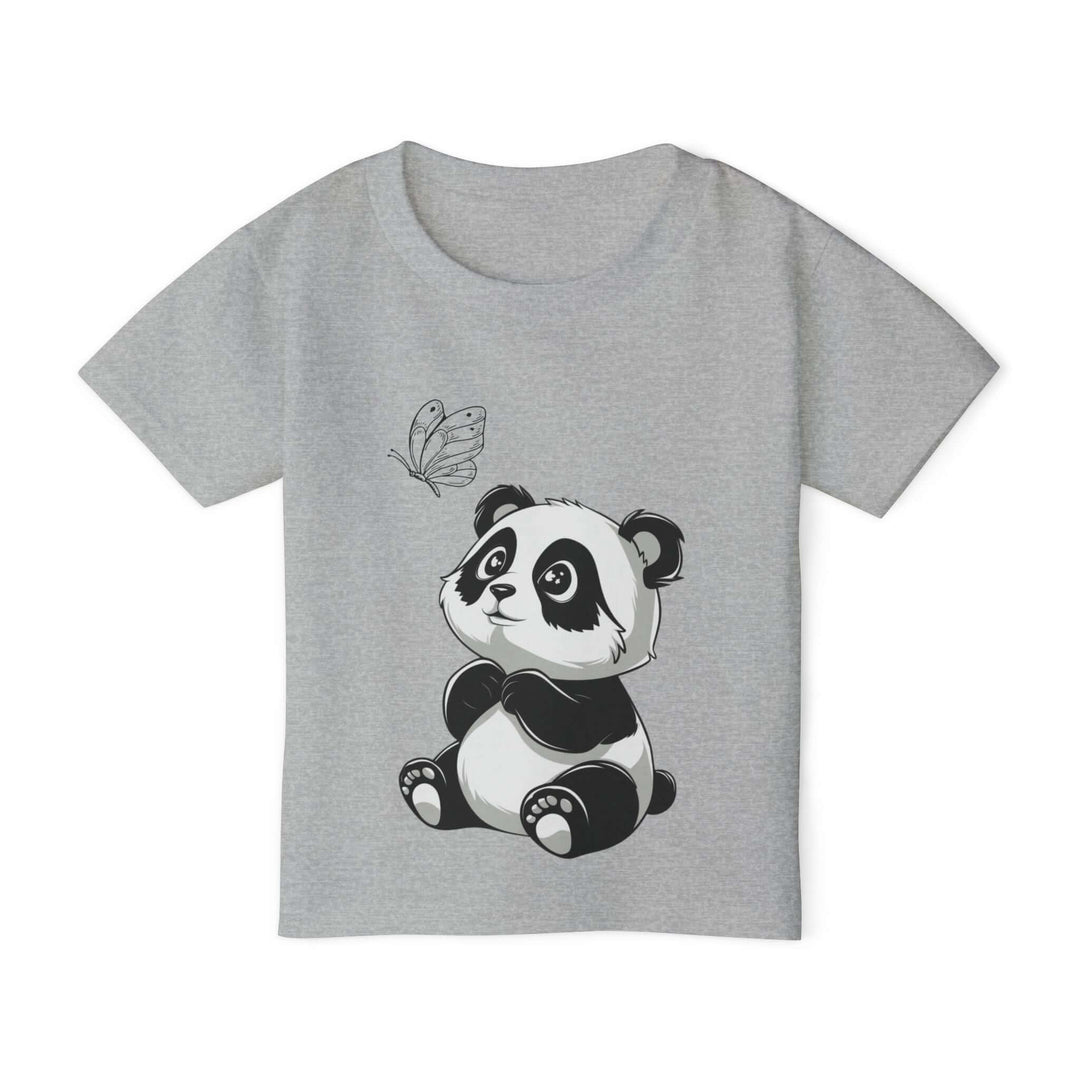 Panda Toddler T-shirt Kids clothes Printify Sport Grey 2T