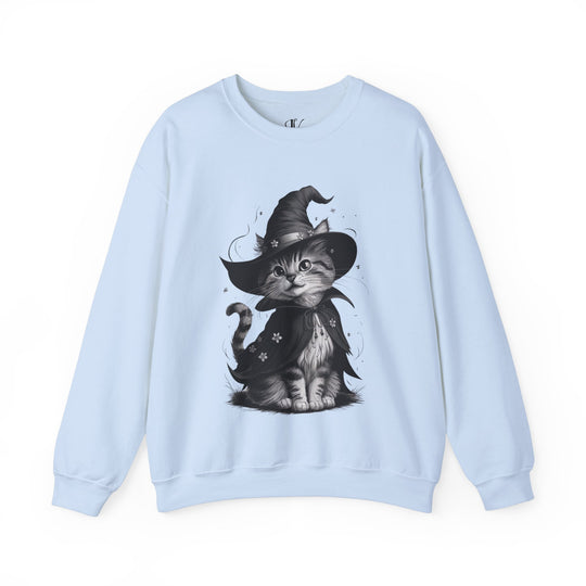 Halloween Witch Cute Cat Sweatshirt