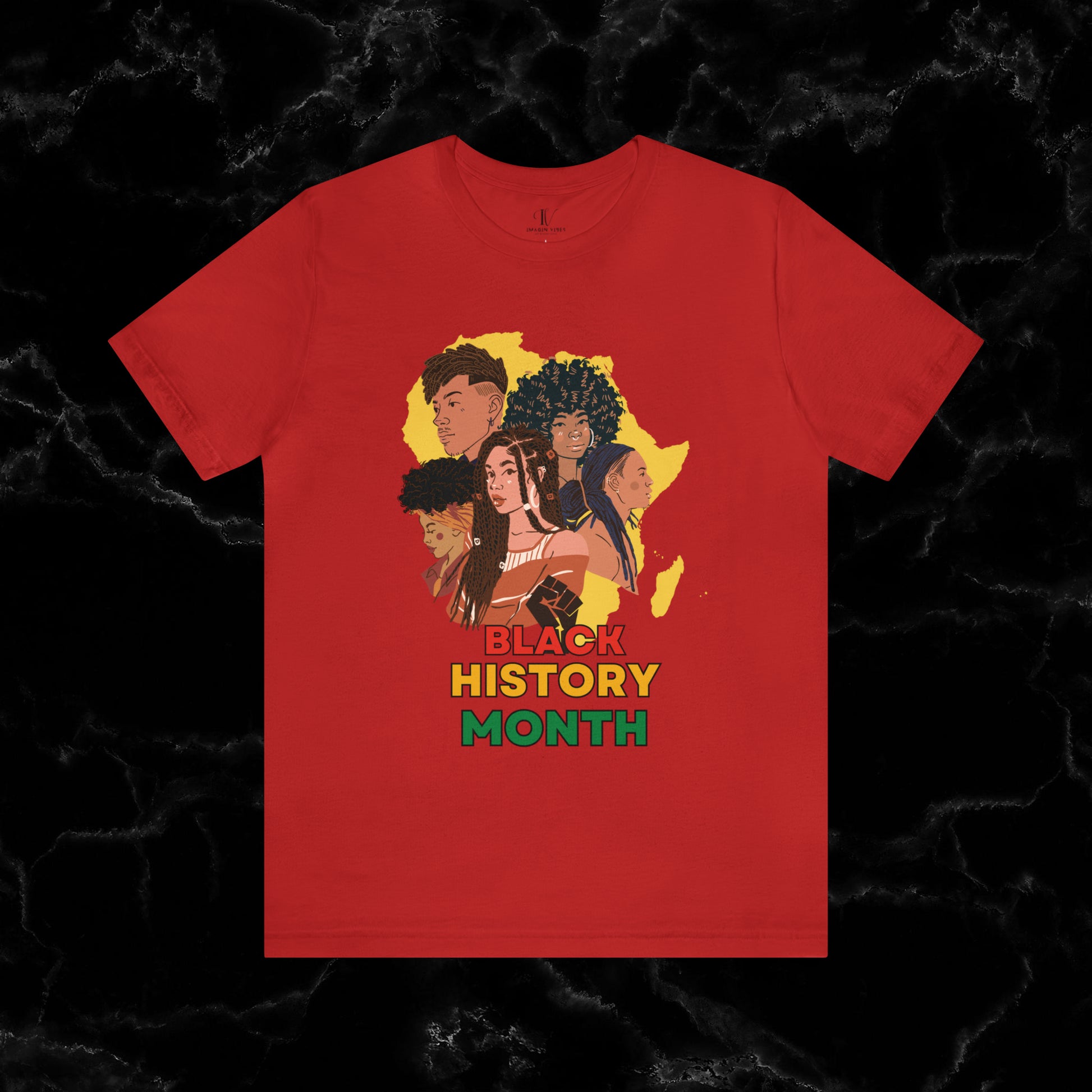 Trendy Black History Month Shirts - Celebrating African American Pride and Heritage T-Shirt Red XS 