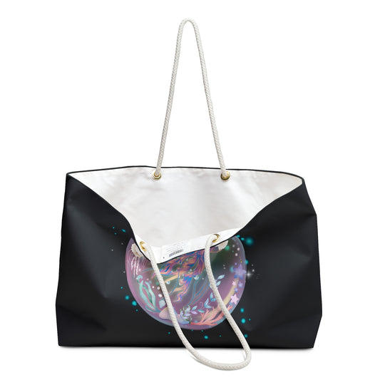 Weekender Beach Bag - Ethereal and Dreamy Jellyfish Bags Printify