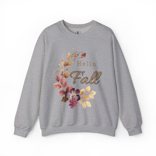 Hello Fall: Watercolor Floral Sweatshirt