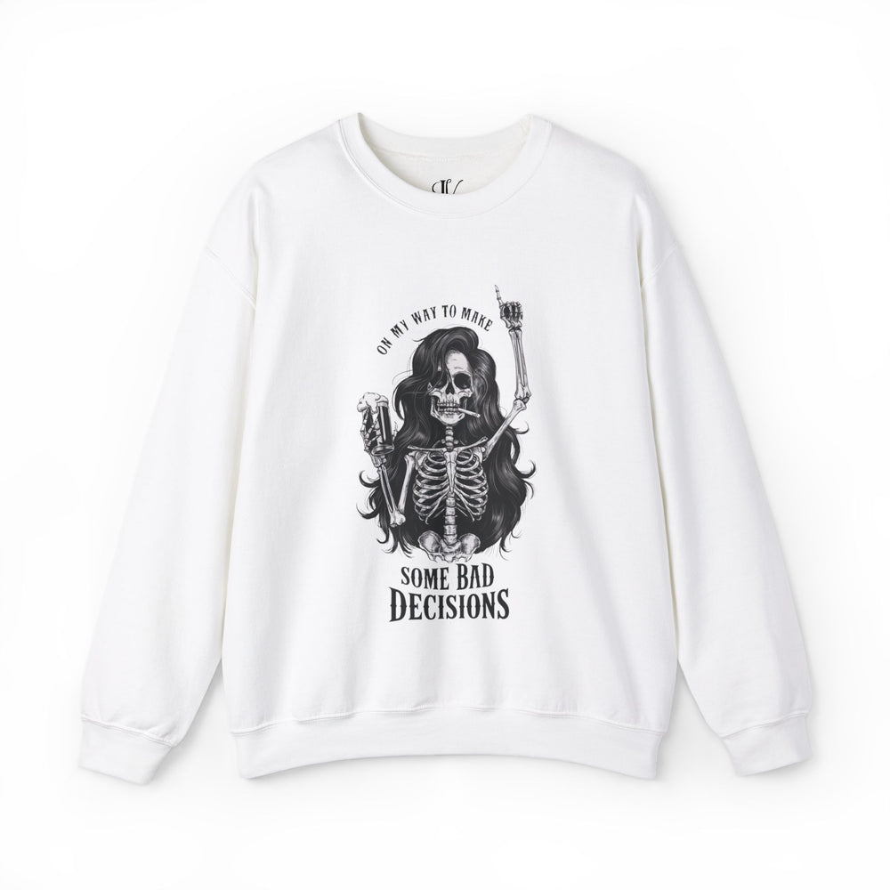 Bad Decisions Babe: Halloween Sweatshirt